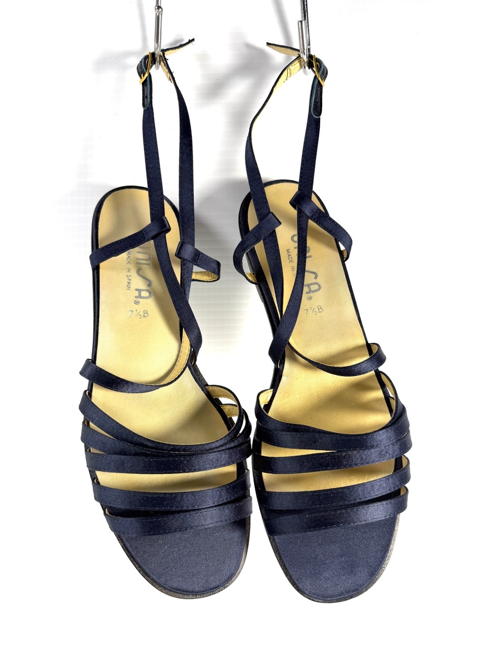 Unisa Elegant Navy Strappy Women's Sandals - Size 7.5B